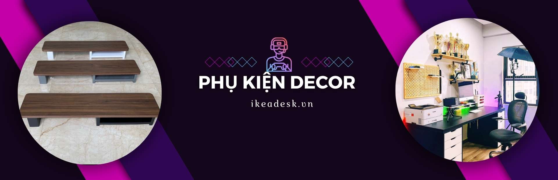 Đồ decor Góc làm việc - Banner