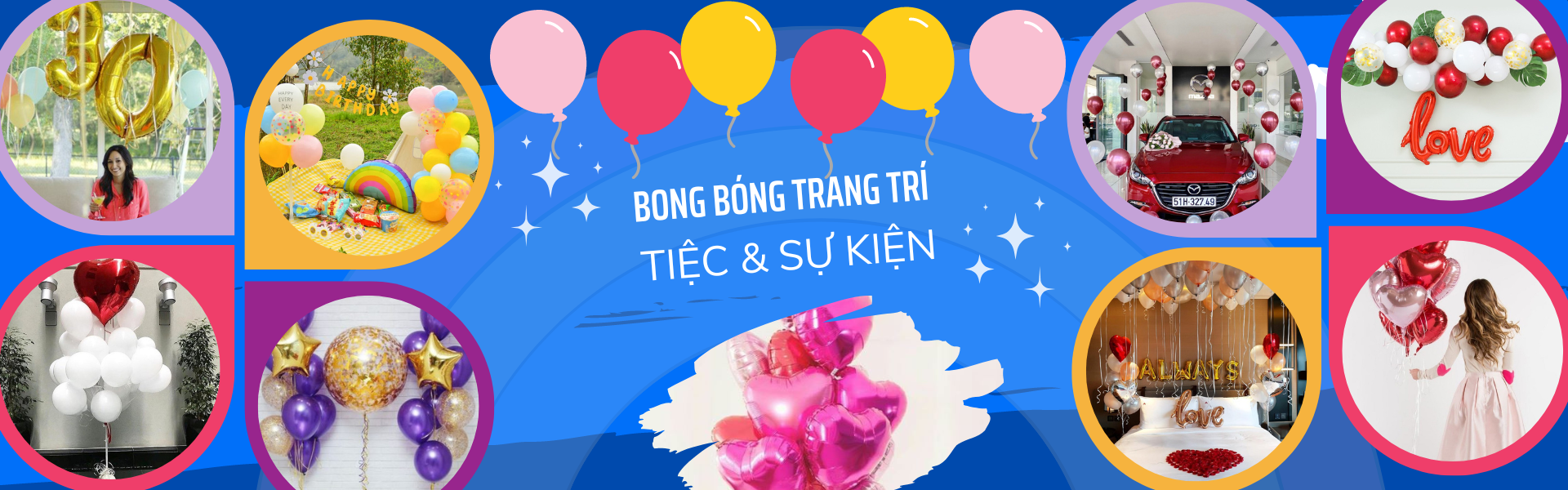 dịch vụ trang trí tiệc xinh