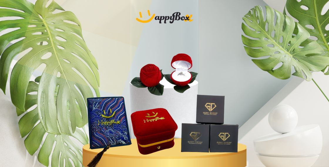 Hộp trang sức in Thương hiệu