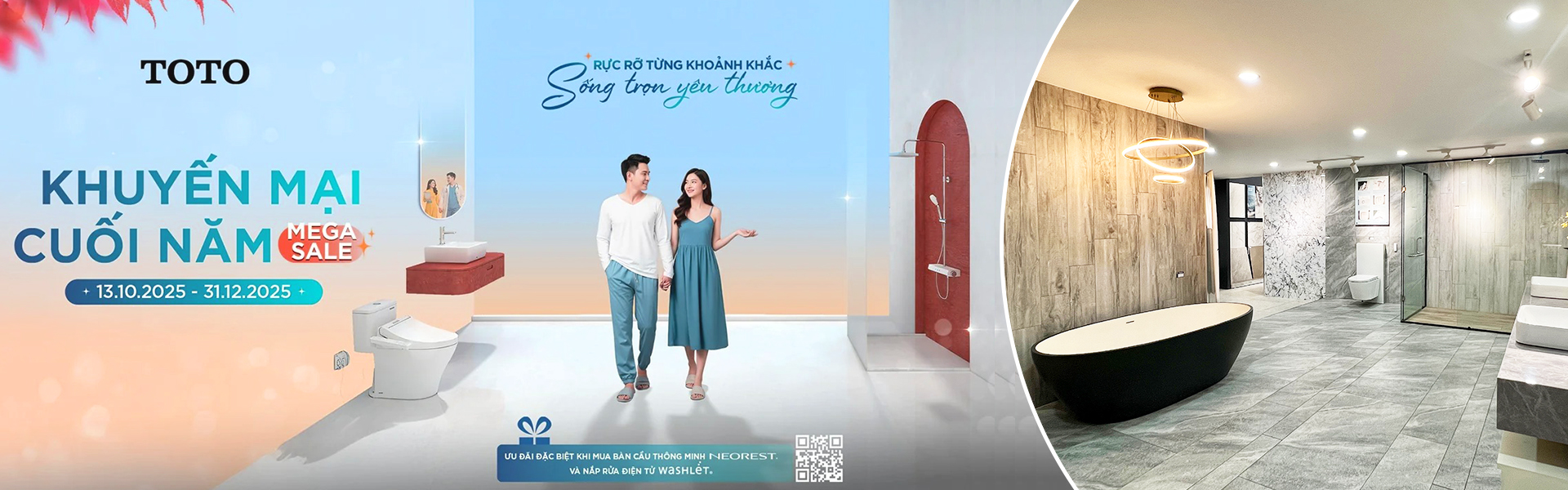 Bùi Minh giảm giá thiết bị vệ sinh TOTO