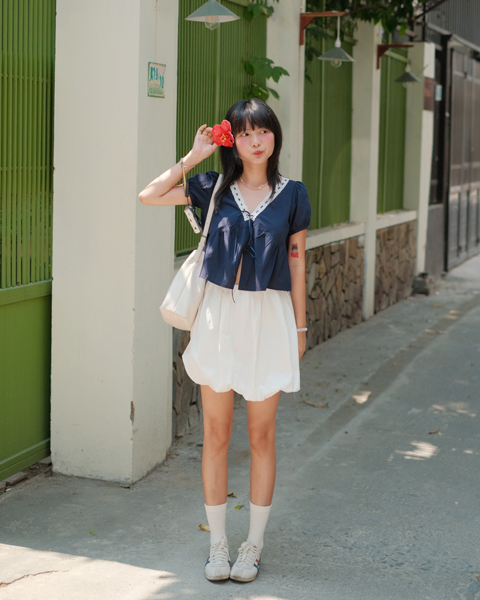 @quynhtothethuong in Regina Top x Mochi Skirt