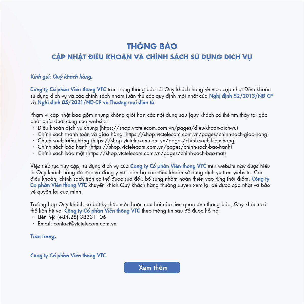 Ưu đãi của chúng tôi