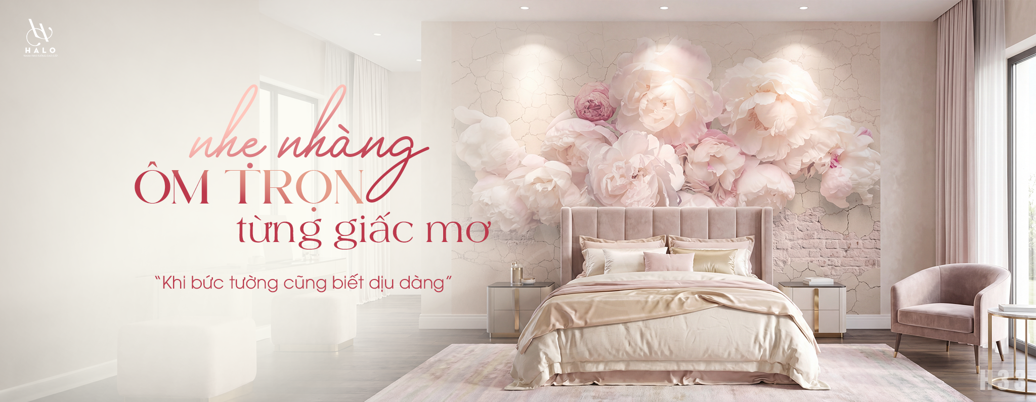 Tranh dán tường phòng ngủ