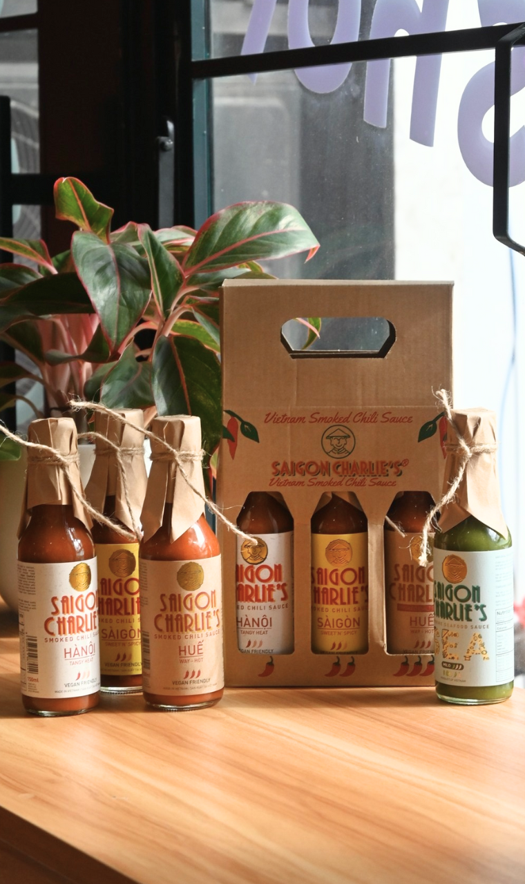 Inside every bottle of Saigon Charlies Chili Sauce.