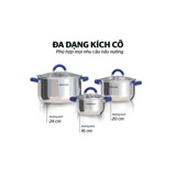 Bộ nồi inox 3 đáy