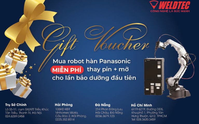 Robot hàn Panasonic