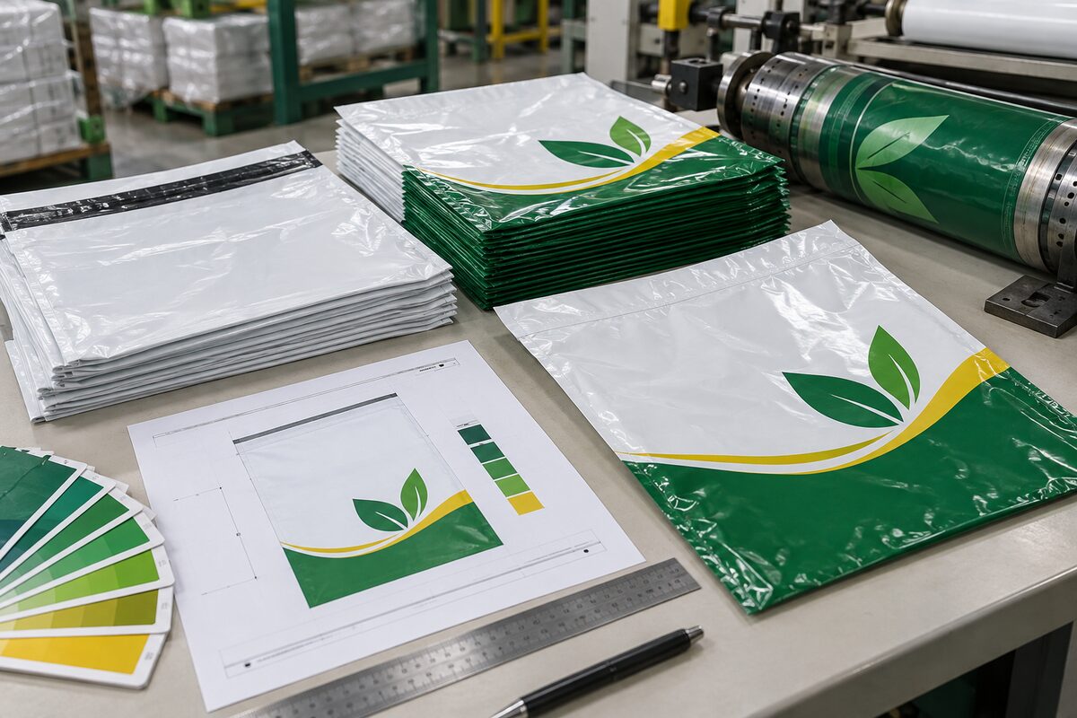 Quy trình thiết kế và duyệt mẫu in logo trên túi niêm phong