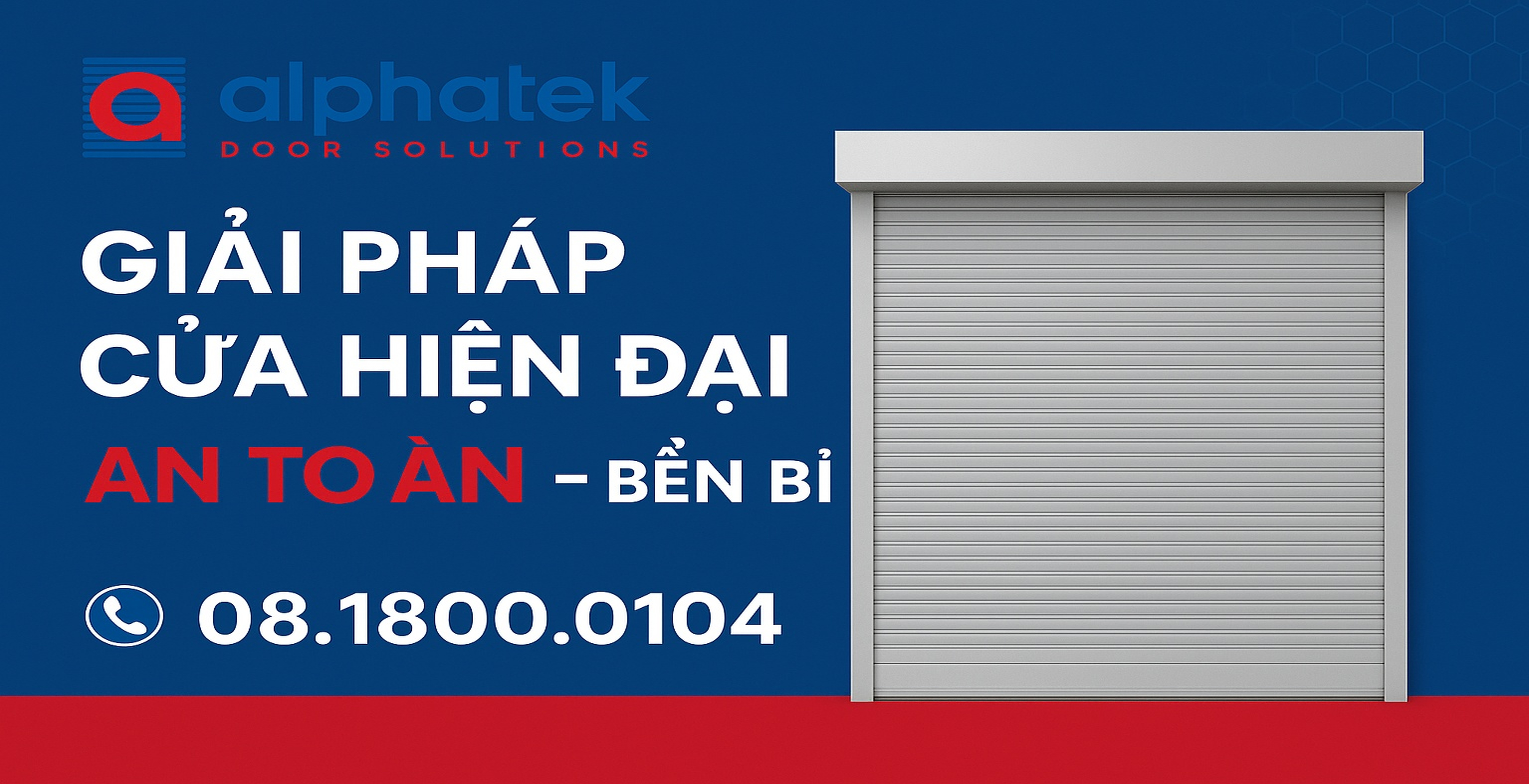 Khóa thông minh chống cạy cửa cuốn 