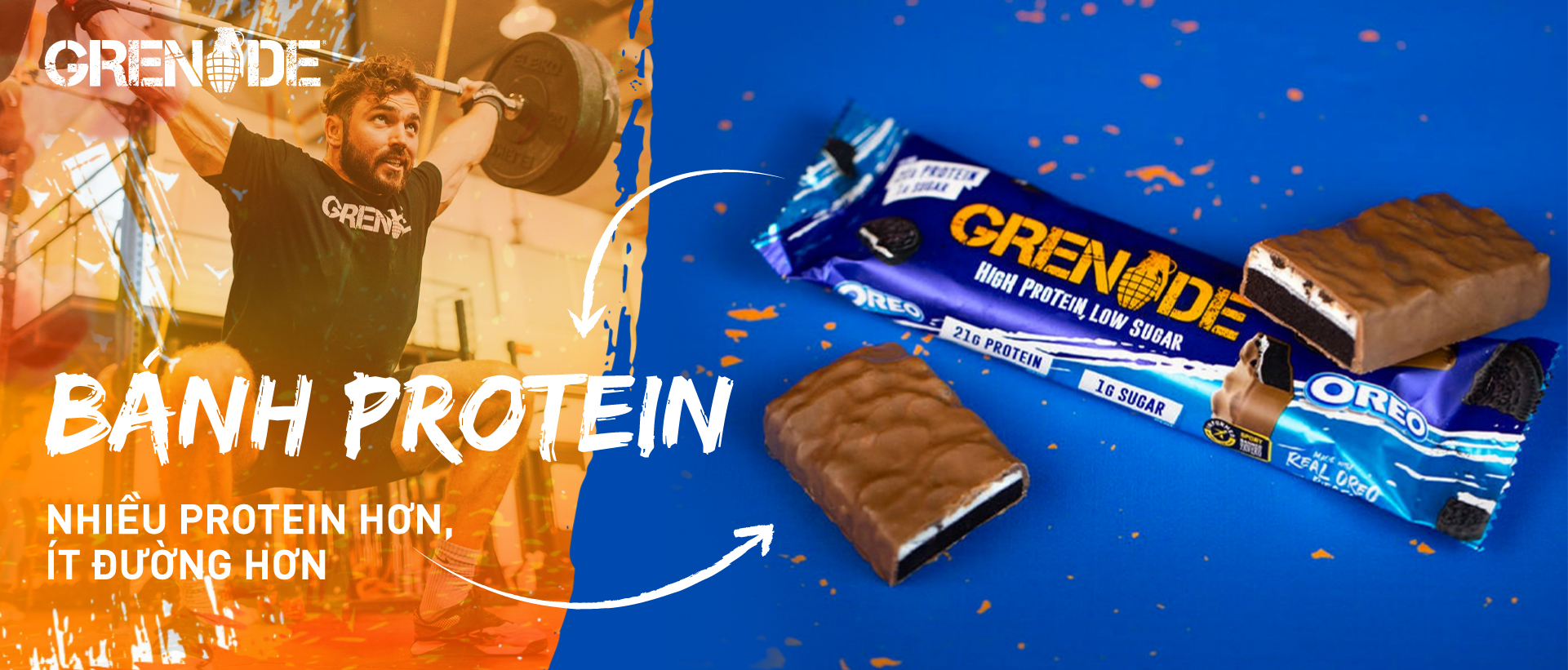 Bánh Protein - Grenade