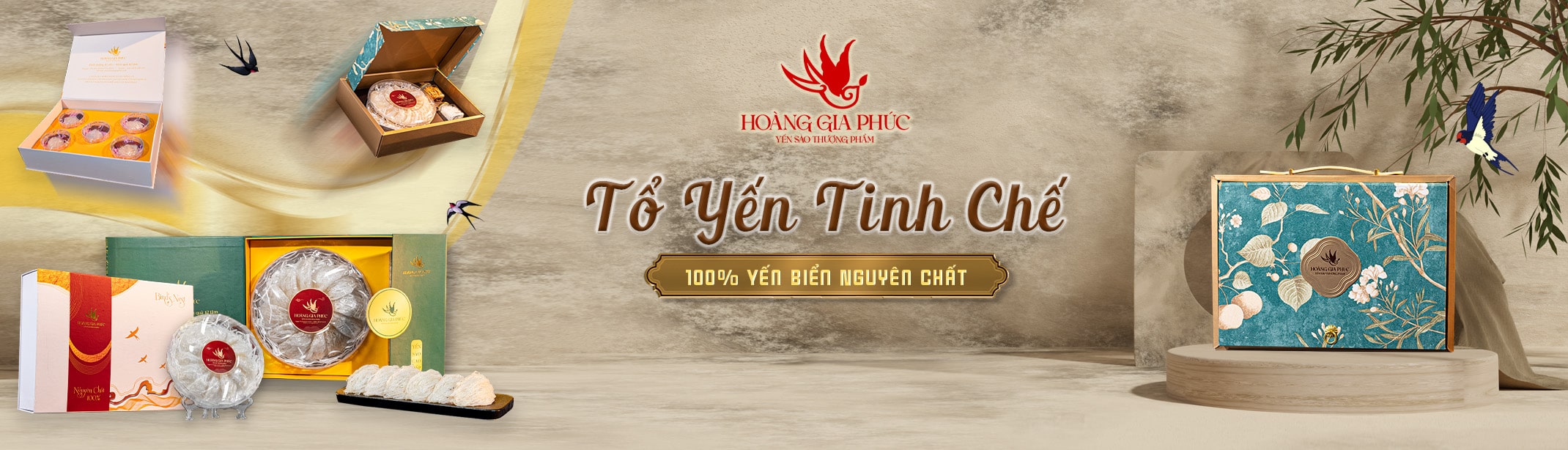 	Tổ Yến Tinh Chế Cao Cấp 