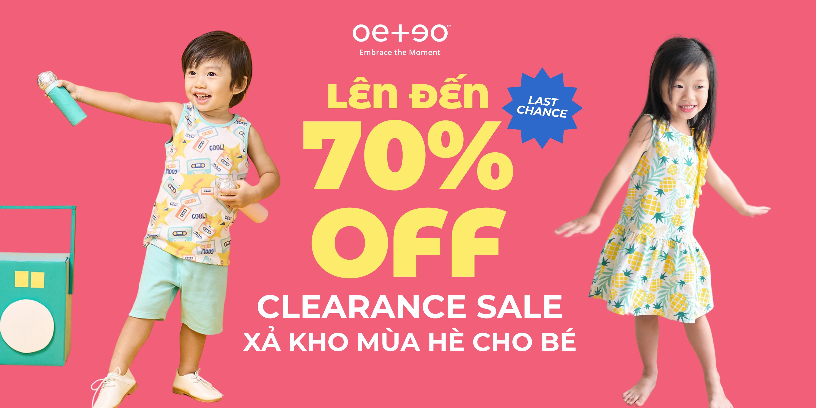Clearance sale 70%