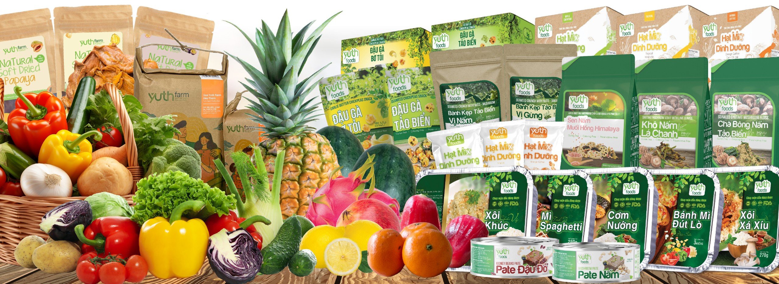 Rau củ quả – Yuth Farm & Foods