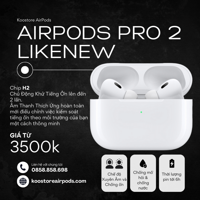 AirPods Pro Gen 2 New/Likenew