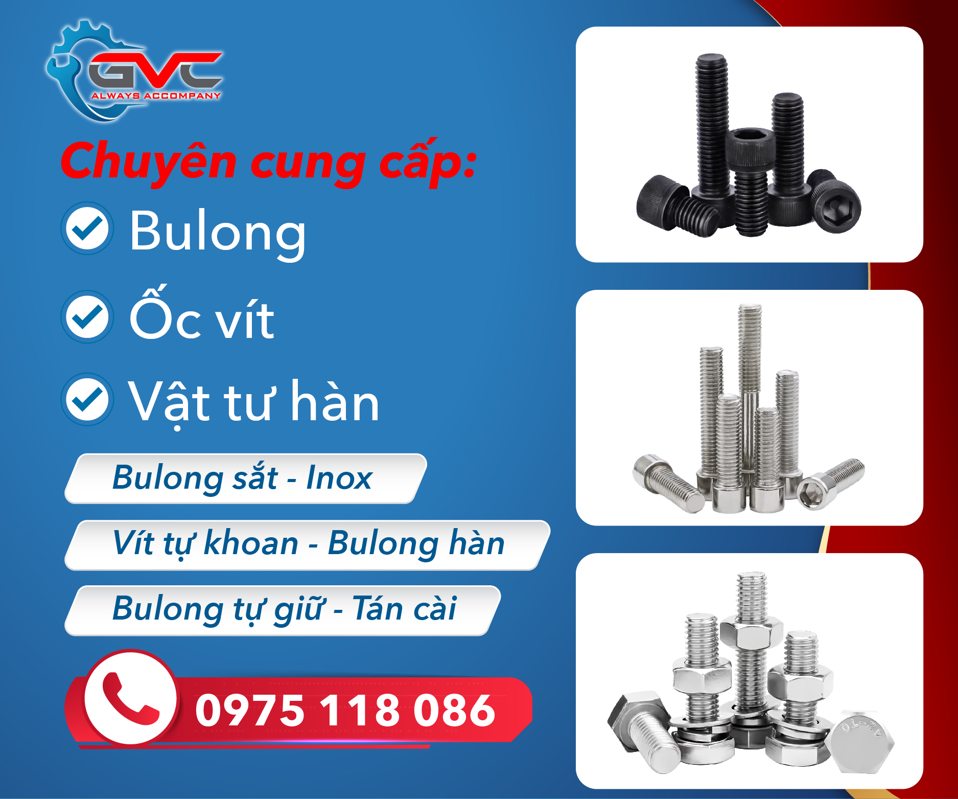 BU LÔNG - ỐC VÍT