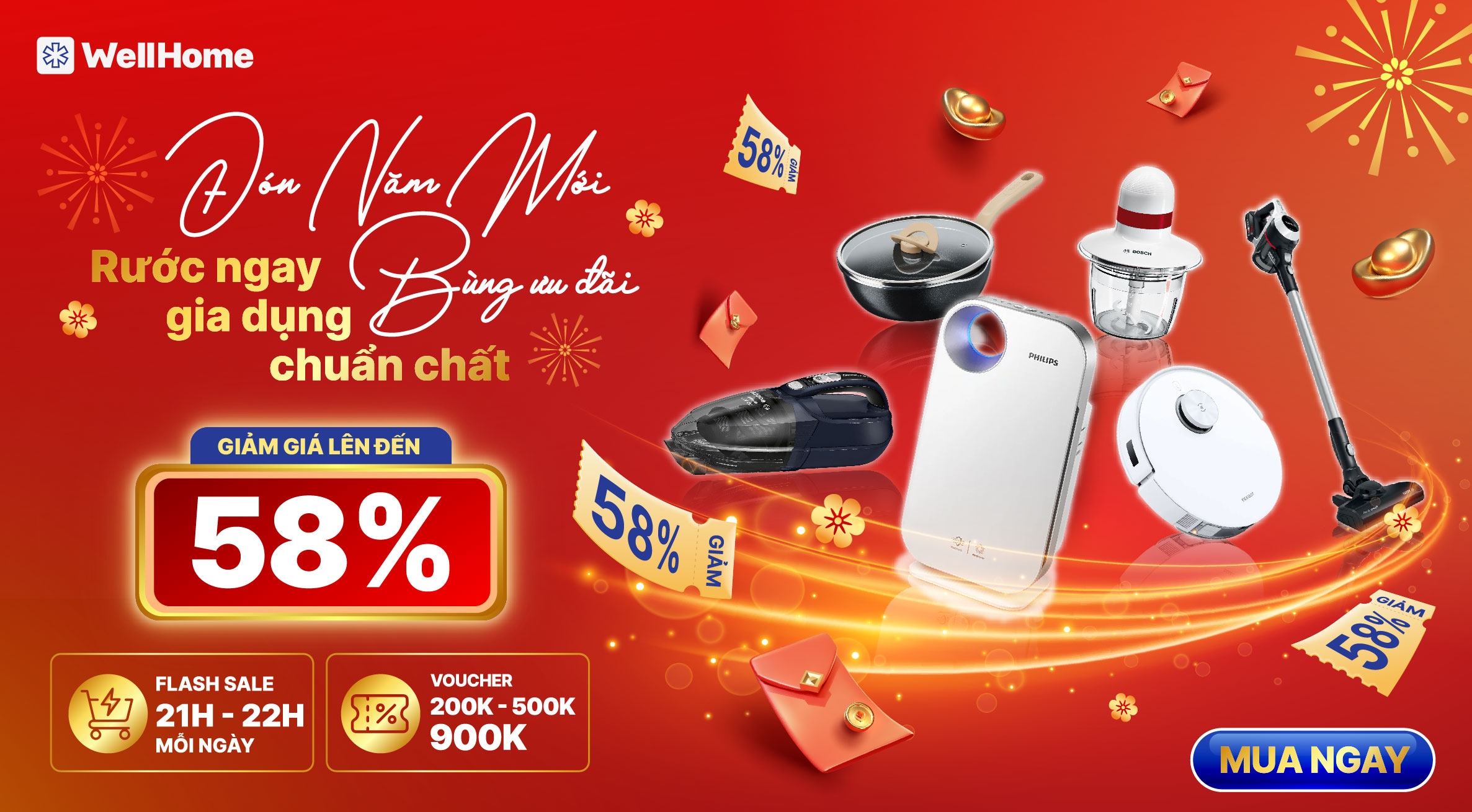 ĐÓN NĂM MỚI - BÙNG ƯU ĐÃI