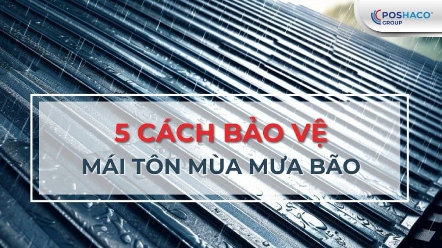 Cách chống bão đơn giản - Hiệu quả cho nhà mái lợp