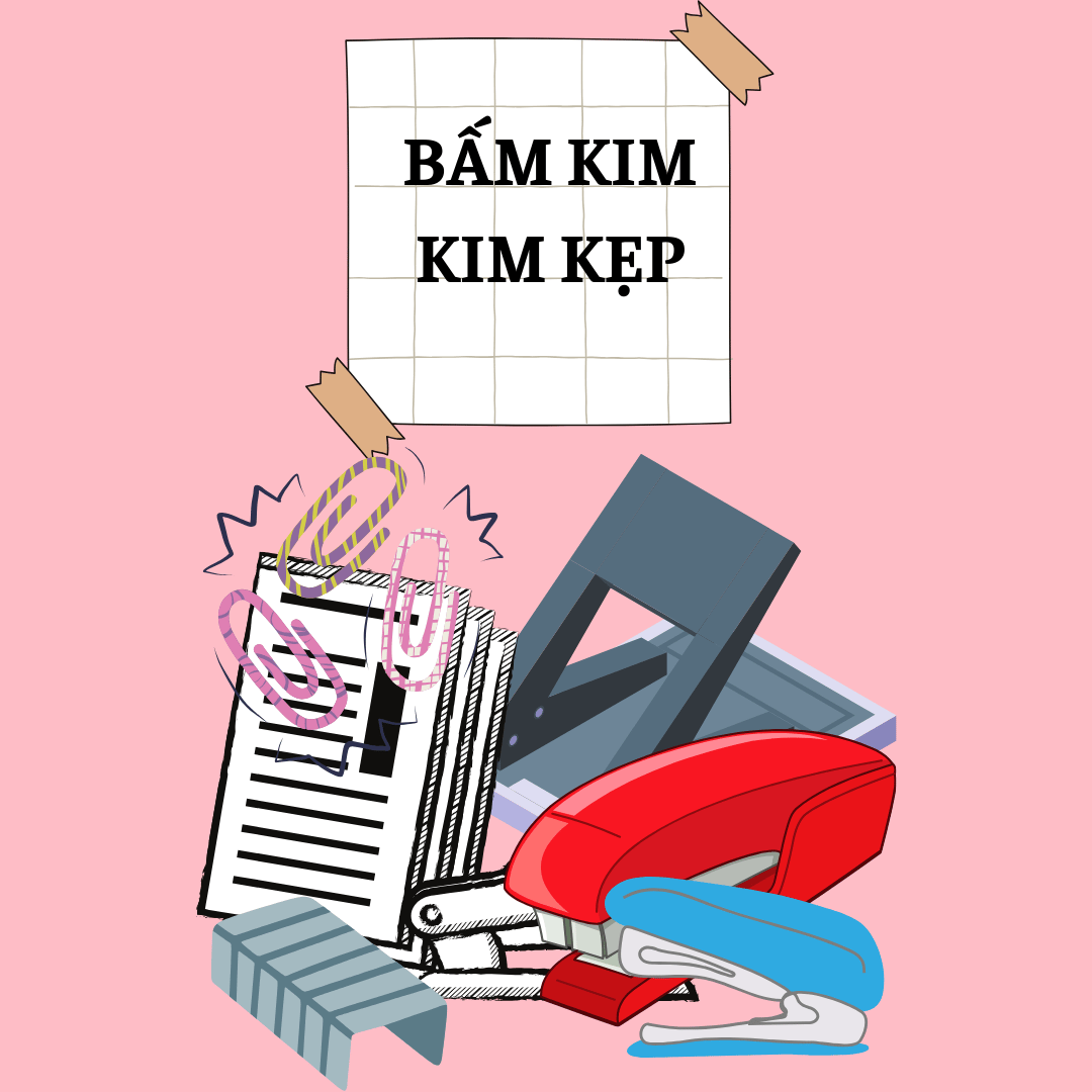 Bấm kim - Kim kẹp - Dây đeo