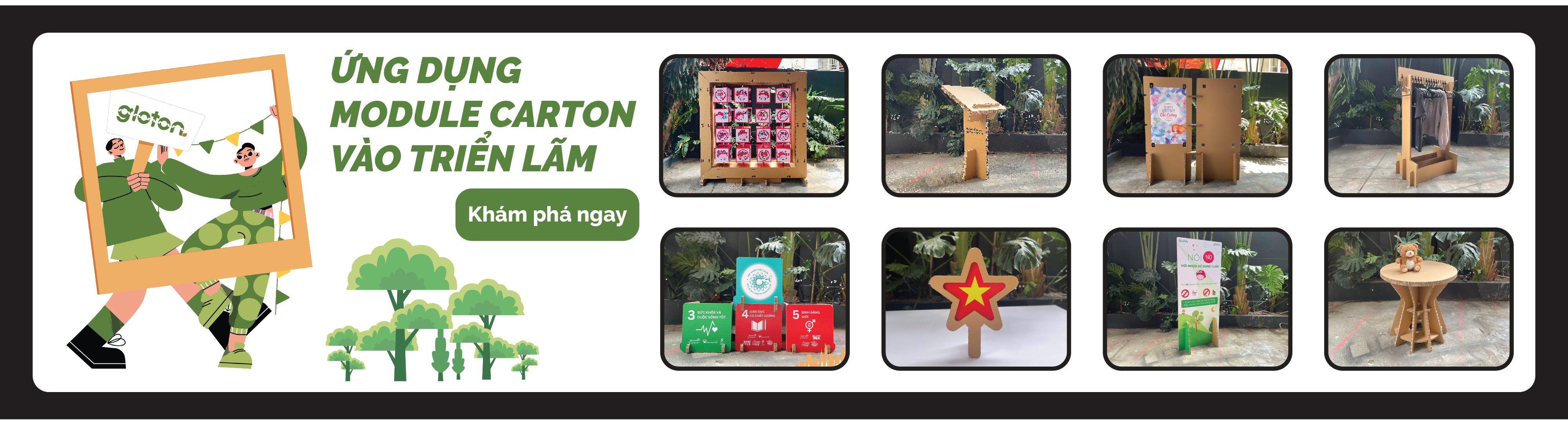 Gloton-mo-hinh-carton-trang-tri-su-kien