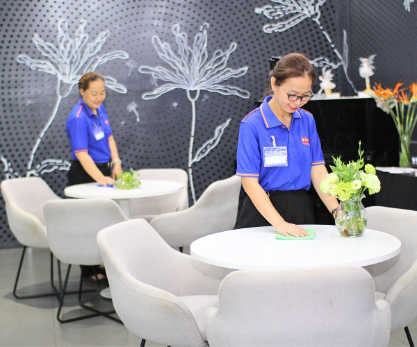 CUNG ỨNG NHÂN SỰ VỆ SINH HẰNG NGÀY VÀ THEO GIỜ