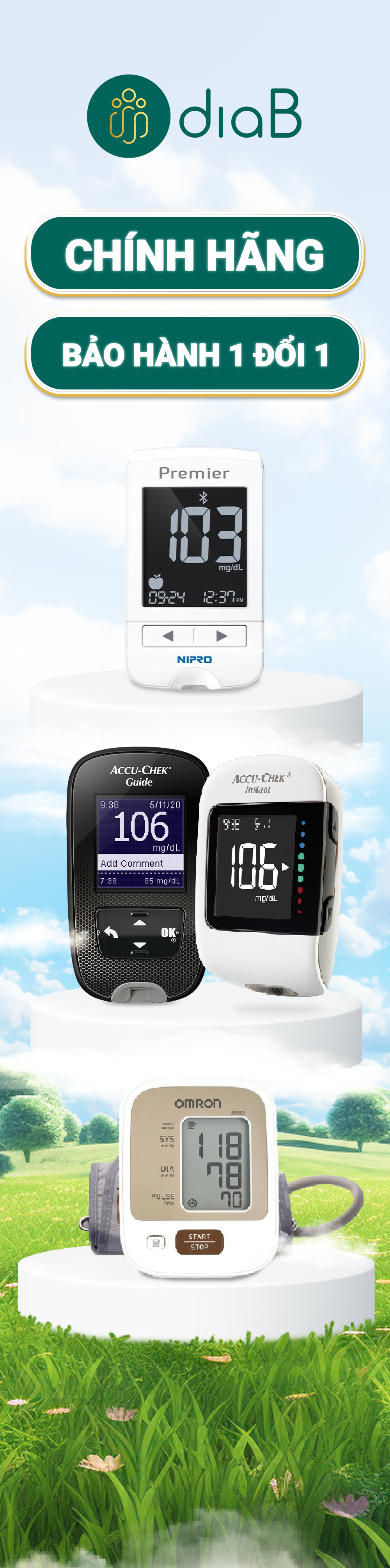 THIẾT BỊ DÀNH CHO NGƯỜI ĐÁI THÁO ĐƯỜNG