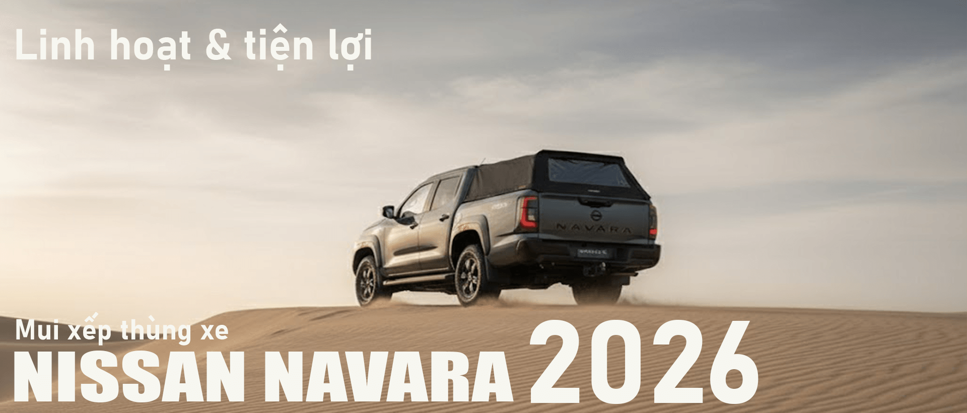 Nắp thùng Nissan Navara 2026