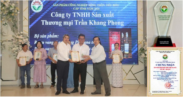 Sản phẩm Công nghiệp Nông thôn Tiêu biểu cấp tỉnh 2024