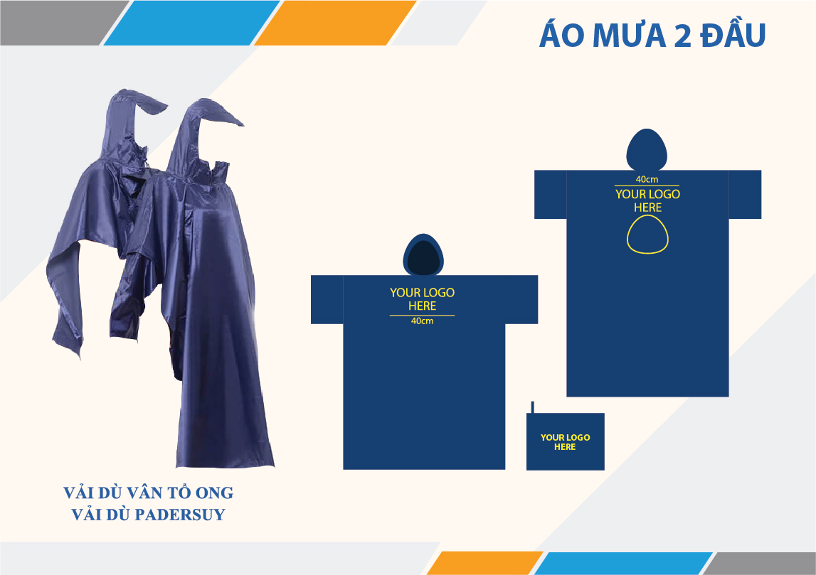 Áo mưa 02 đầu