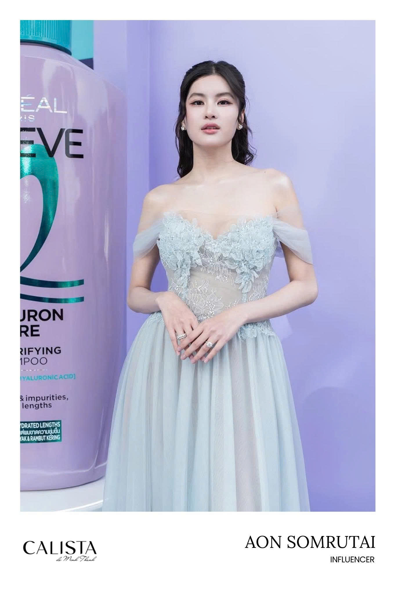 Influencer Aon Somrutai in our Meliora Dress