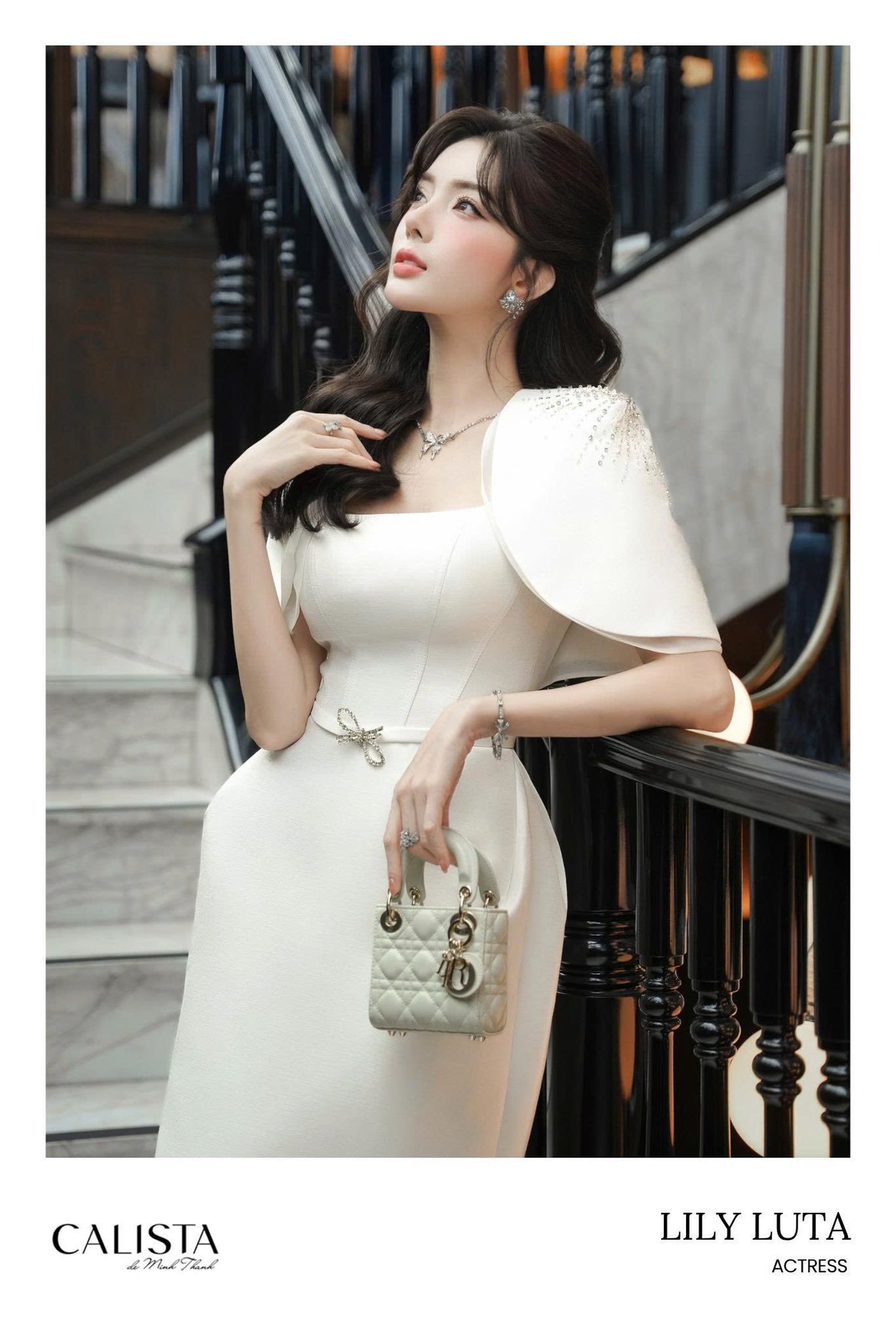 Actress Lilly Luta in our Marcele Dress 