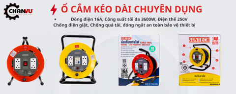 Ổ cắm kéo dài chuyên dụng