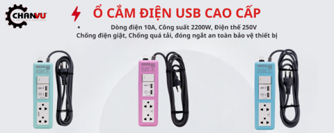 Ổ Cắm Điện USB