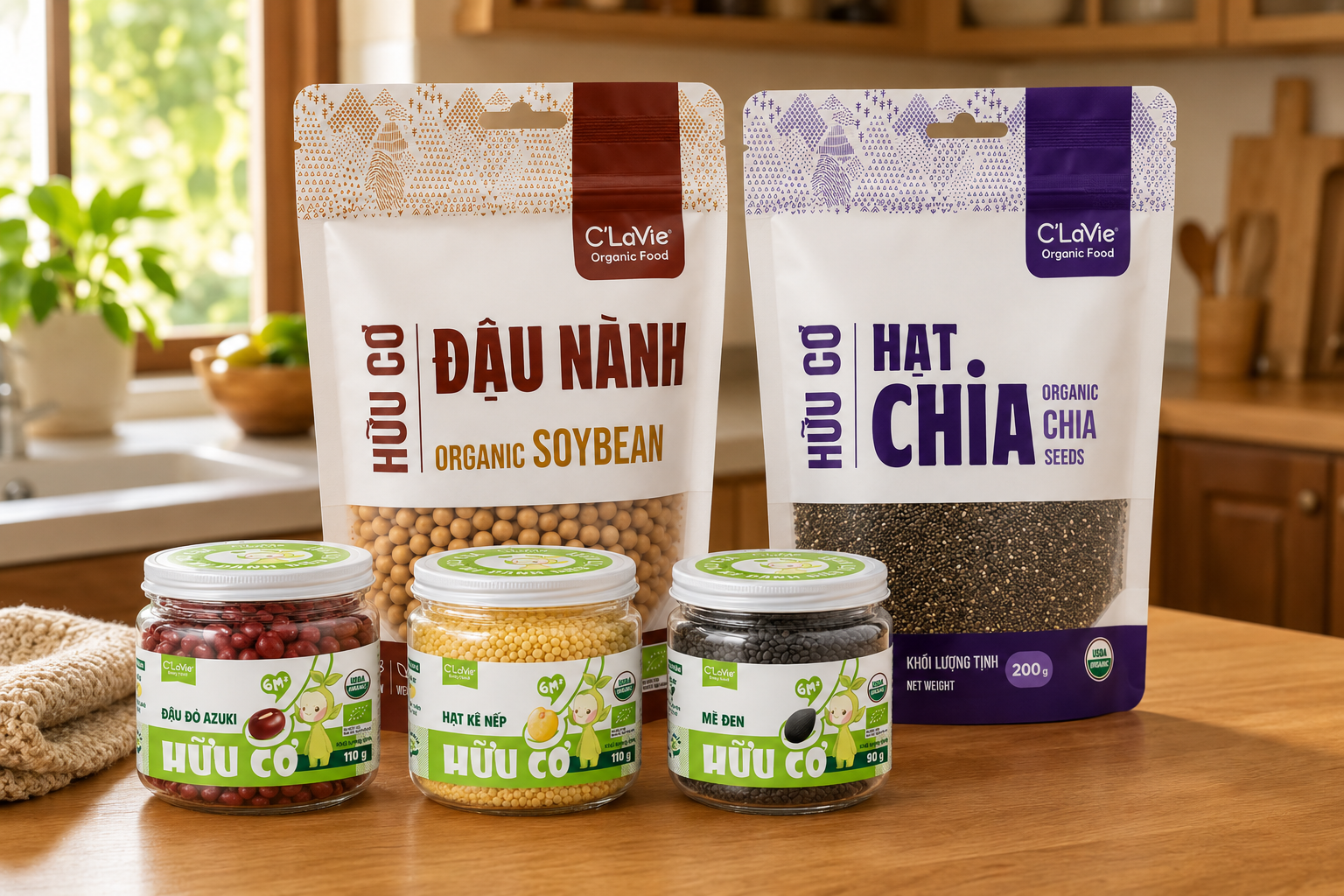 Đậu hạt dinh dưỡng hữu cơ C'LaVie