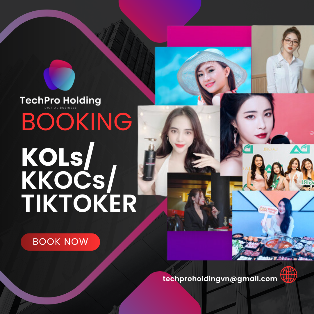 BOOKING KOLs/KOCs/TIKTOKER