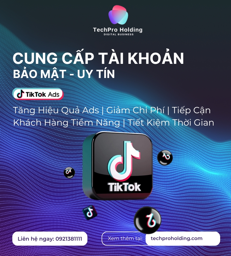 Cấp tài khoản Tiktok Ads