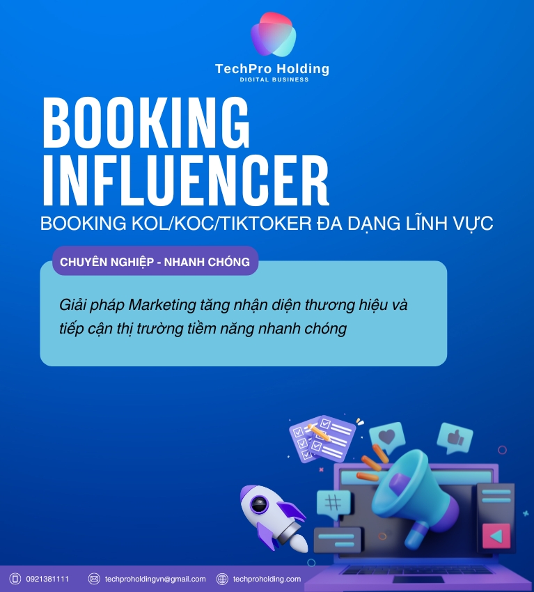 Booking Influencer