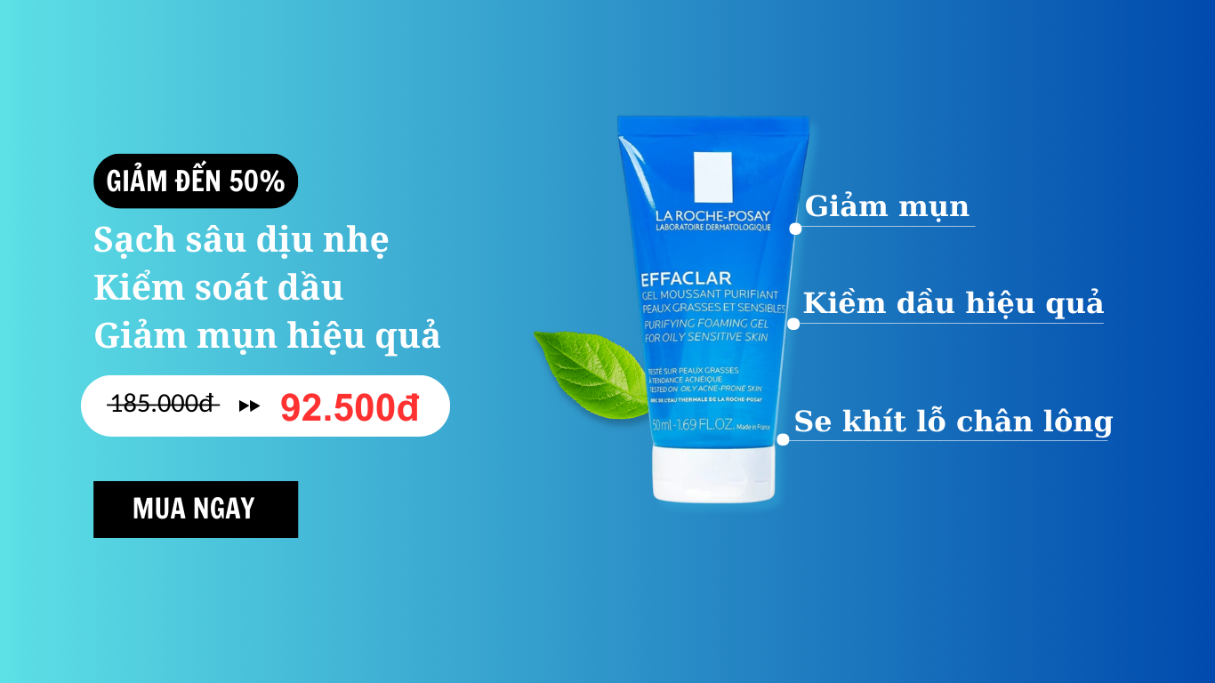 Sữa Rửa Mặt Tạo Bọt La Roche Posay Effaclar Deep Cleansing Foaming 125ml