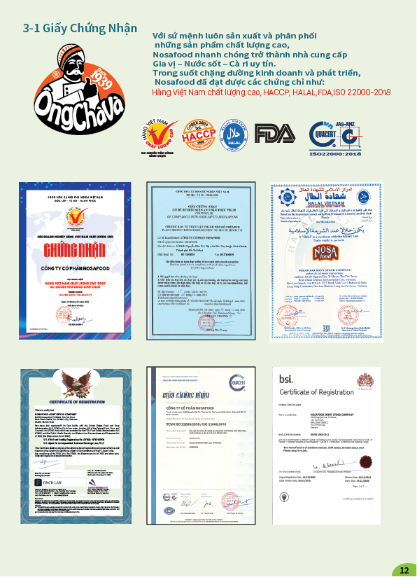 Spice products are certified as safe