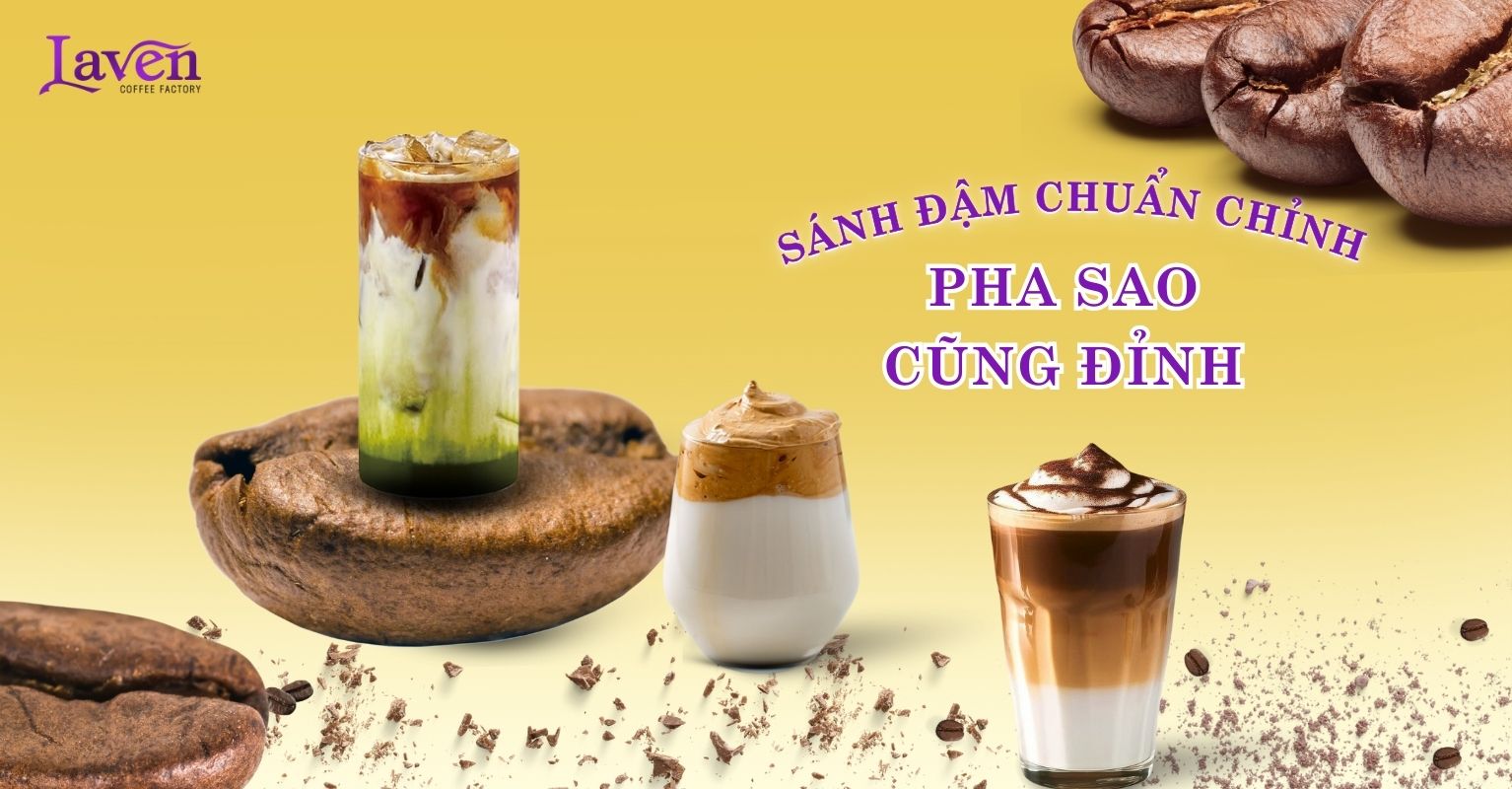 Cong thuc pha che do uong ca phe ngon Laven Coffee