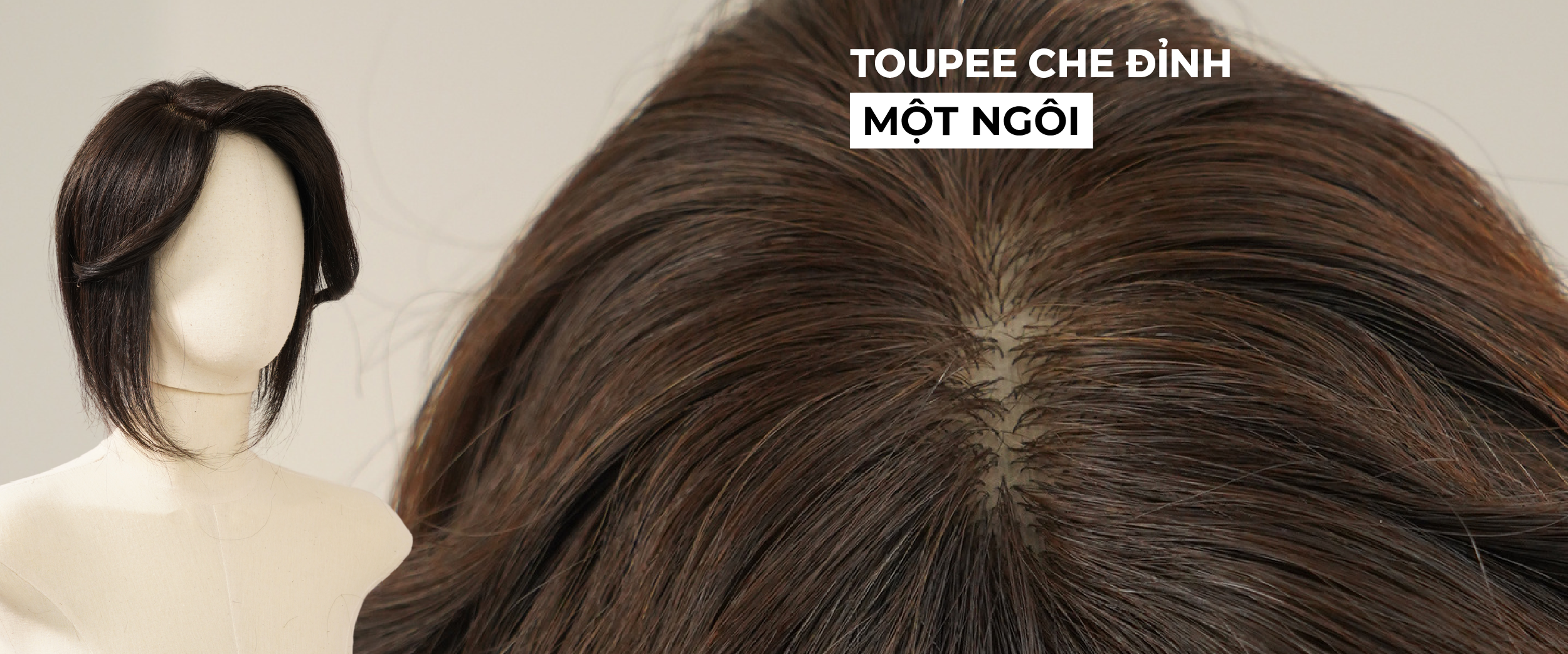 Toupee che đỉnh một ngôi