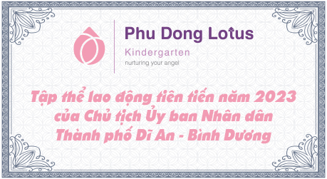 Nhận giấy chứng nhận “Tập thể lao động tiên tiến năm 2023 của Chủ tịch Ủy ban Nhân dân 
Thành phố Dĩ An - Bình Dương”.