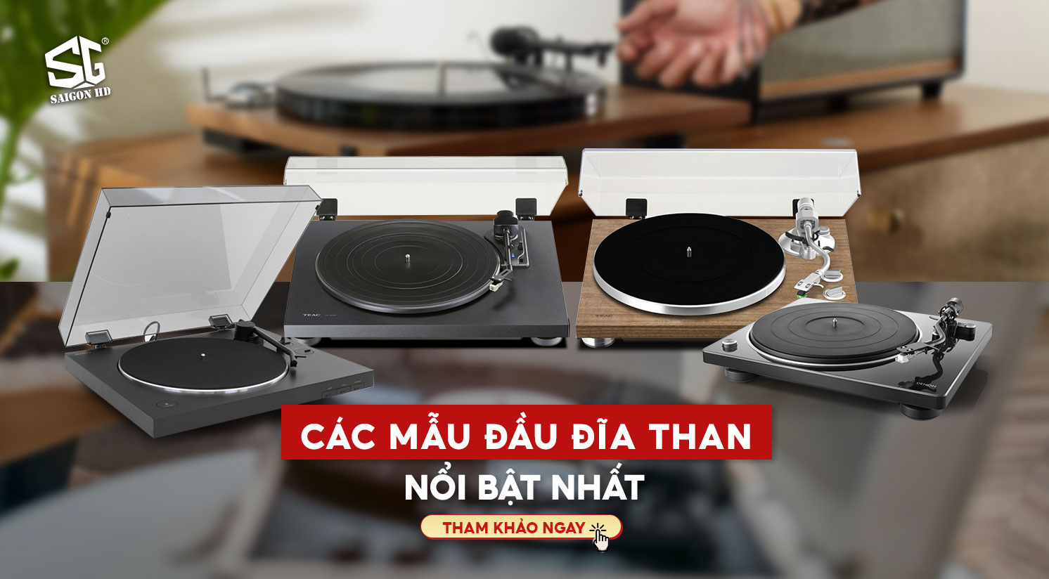 Các mẫu Đầu đĩa than nổi bậc