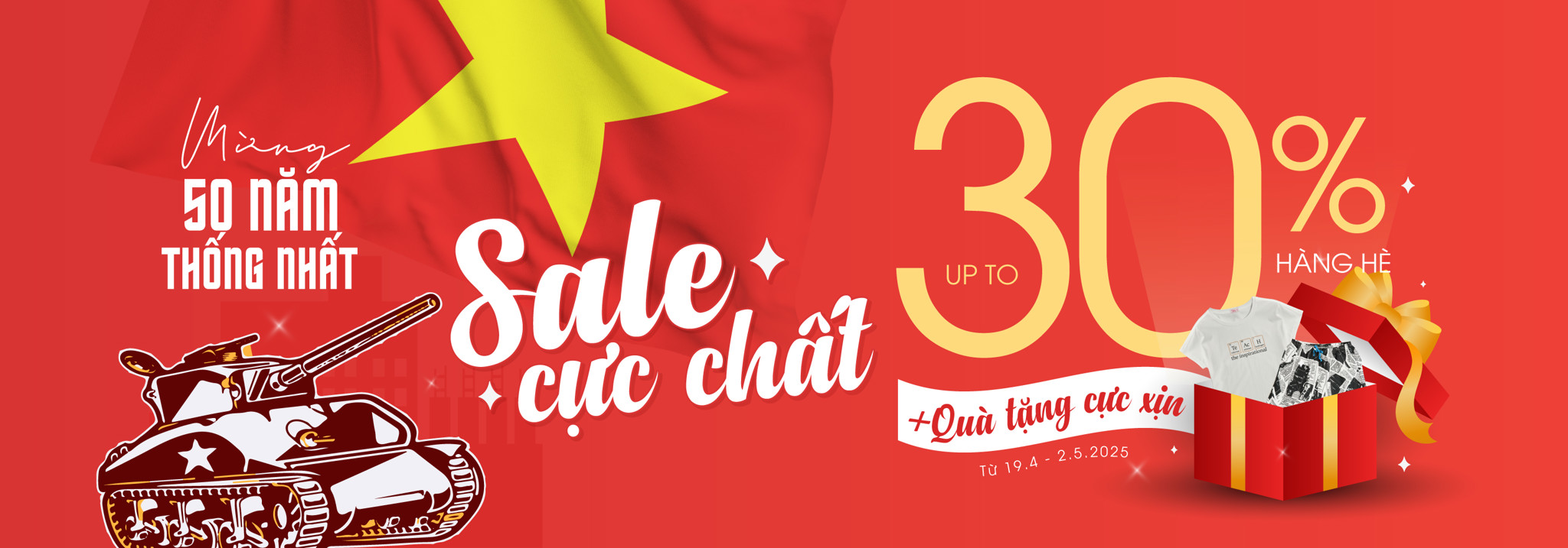 50 Năm Thống Nhất - Săn Sale Cực Chất