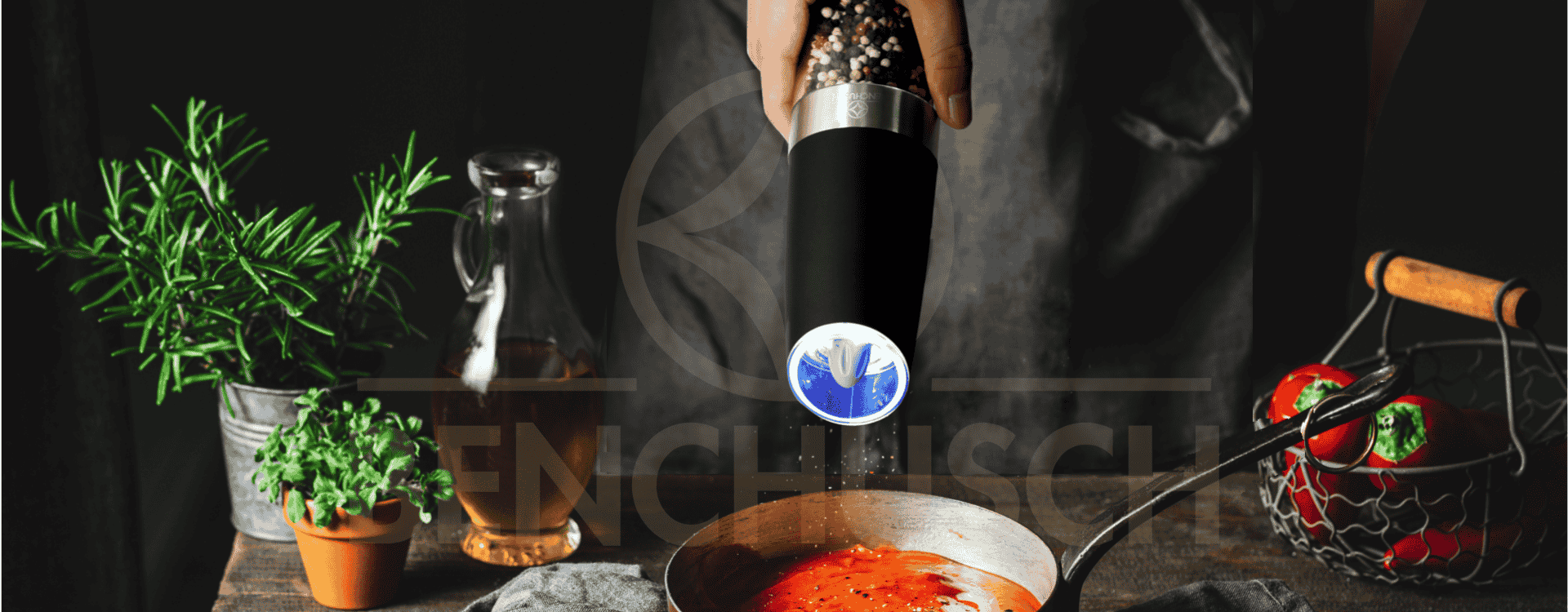 Máy xay tiêu pin Benchusch