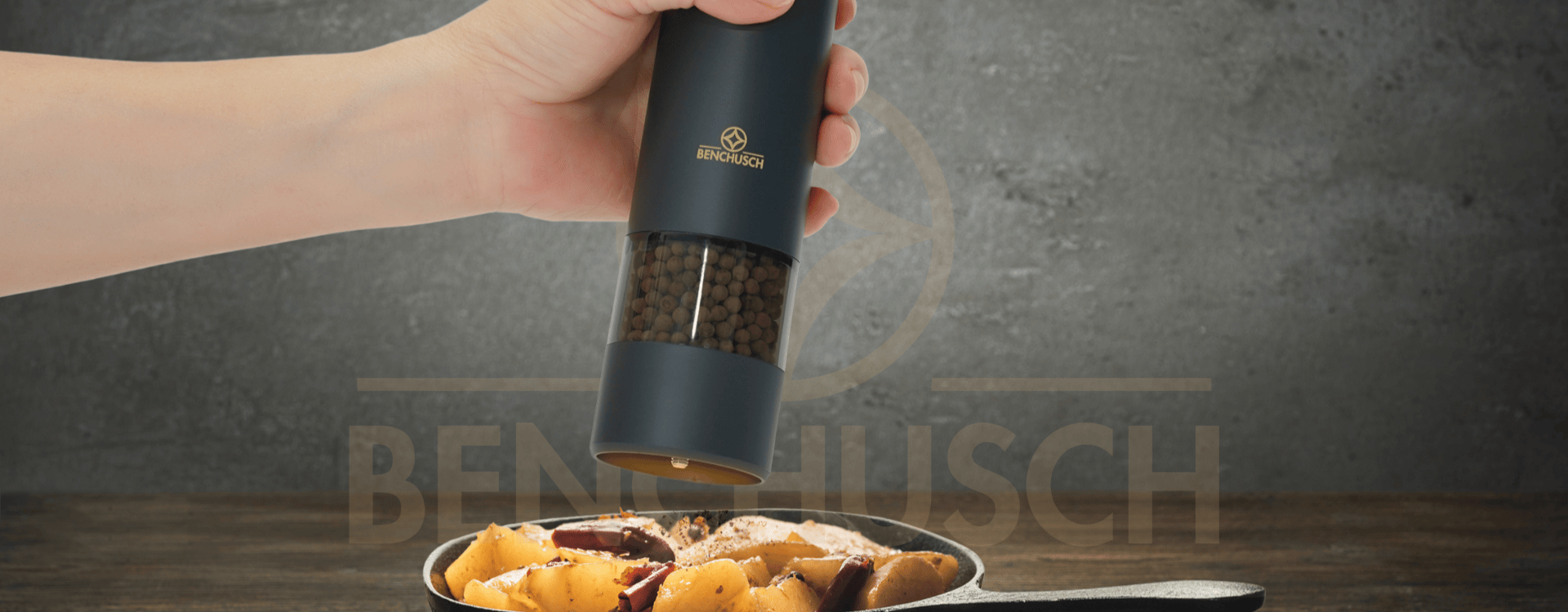 Máy xay tiêu sạc điện Benchusch