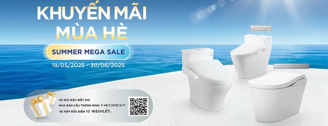 Chương Trình Khuyến Mãi Chào Hè TOTO - Ưu Đãi Cực Sốc 25%, Sắm Ngay Kẻo Lỡ!