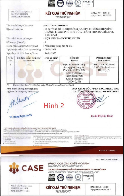 Xét nghiệm không biến đổi gen