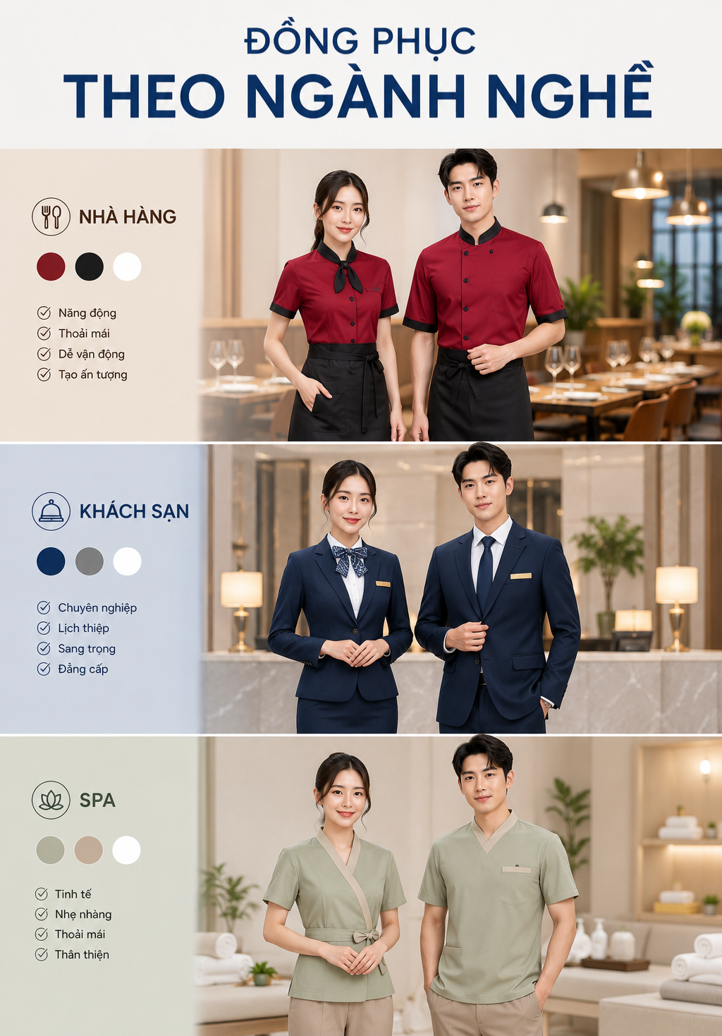 Đồng Phục theo Ngành nghề