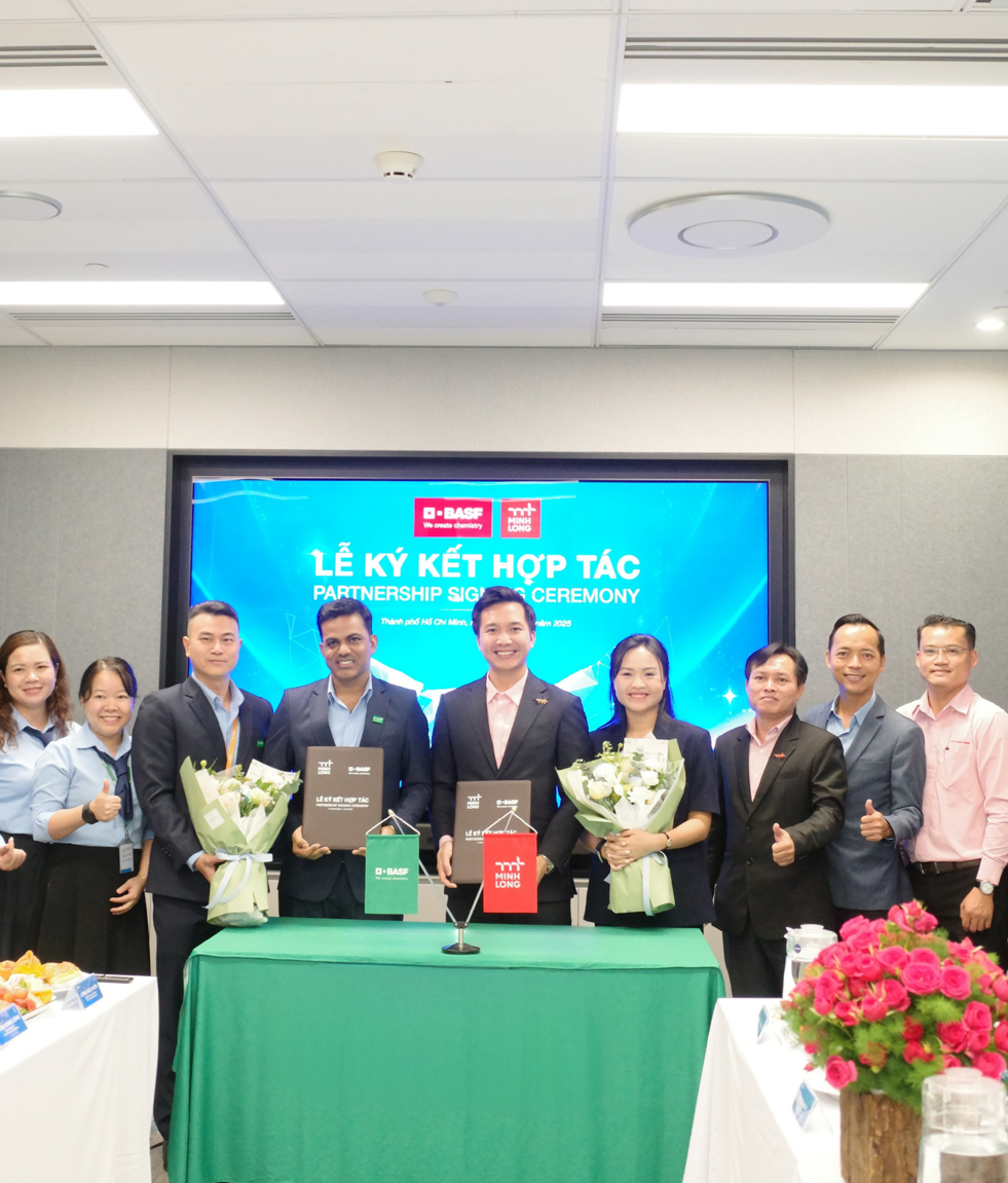 Minh Long Agro enters into a strategic partnership with BASF