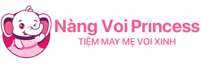 logo Nàng Voi Princess - Tiệm May Mẹ Voi Xinh