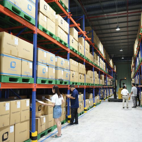 Hệ thống sản xuất và kho bãi hơn 3.000m2